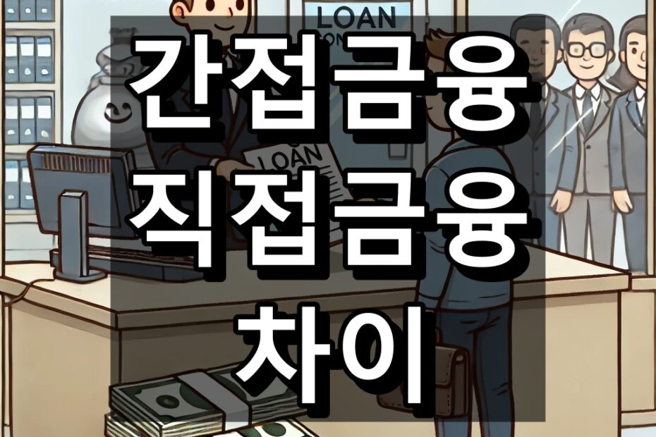 간접금융 직접금융 차이 대표 이미지